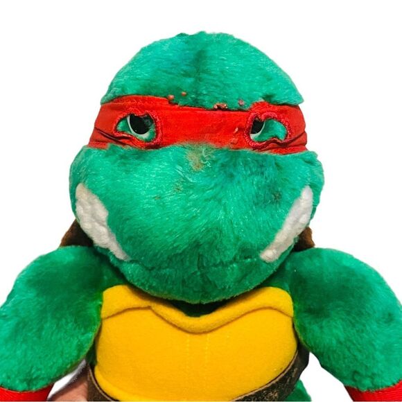 Vintage 1989 Teenage Mutant Ninja Turtles Raphael 14" Plushie - Picture 3 of 8